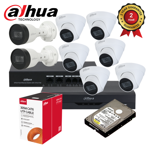 Paket IP Camera 2MP-8 Kamera